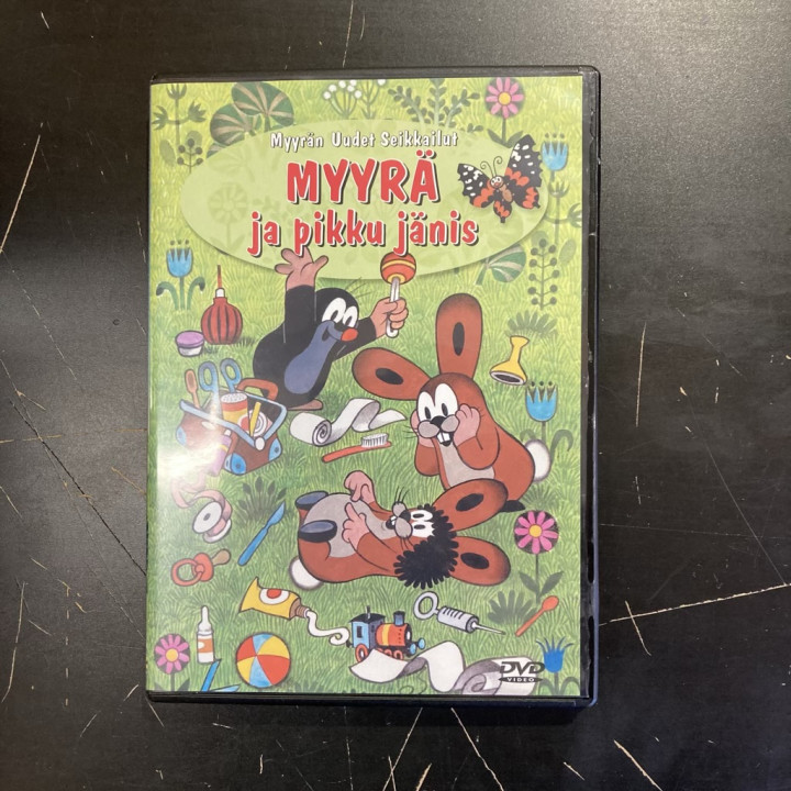 Myyrä ja pikku jänis DVD (VG/M-) -animaatio-